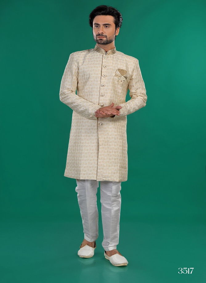 1646 2 Function Wear Mens Indo Western Surat Wholesale Market