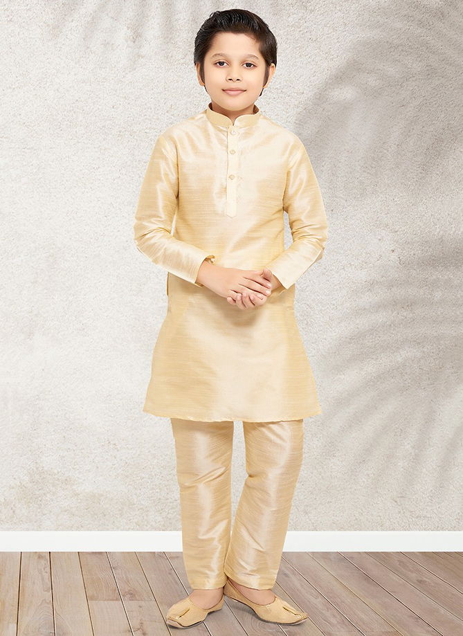 Peach Colour Ethnic Wear Wholesale Boys Wear Catalog 225