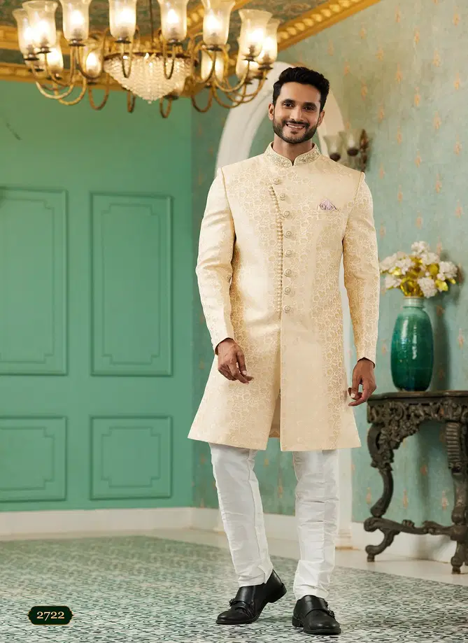 Function Wear Mens Indo Western Wholesale Clothing Distribution In India 