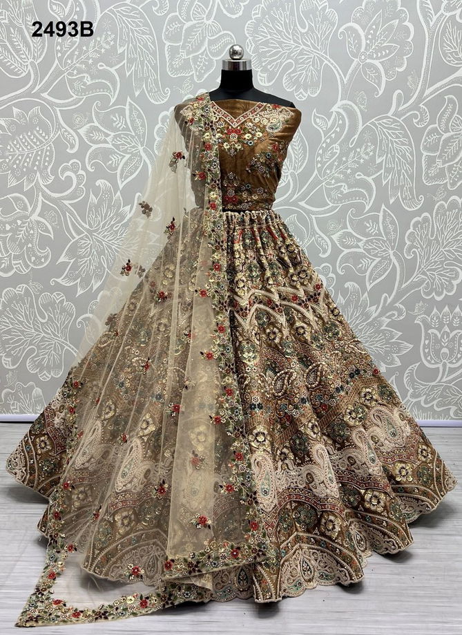 Anjani Art 2493 Colors Designer Lehenga Choli Catalog