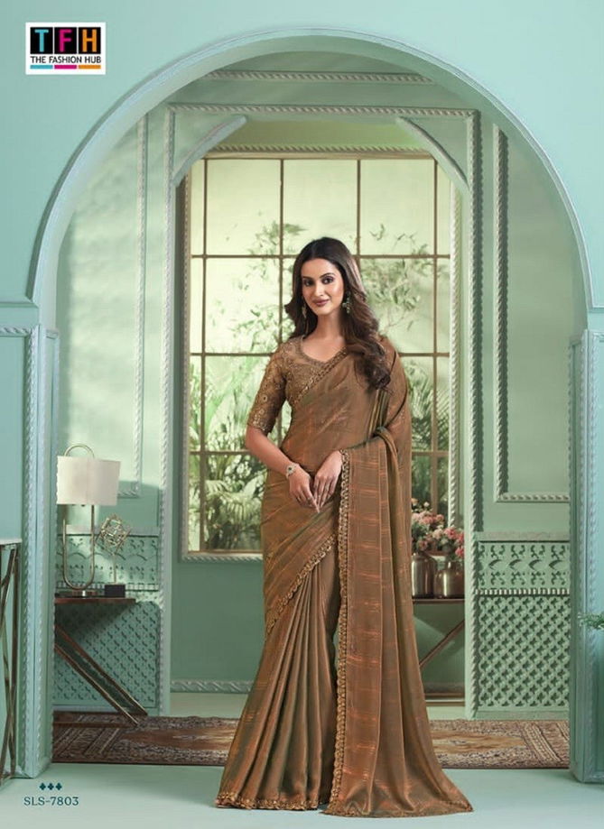 Salsa Style 3 By TFH Party Wear Designer Sarees Wholesale Clothing Suppliers In India