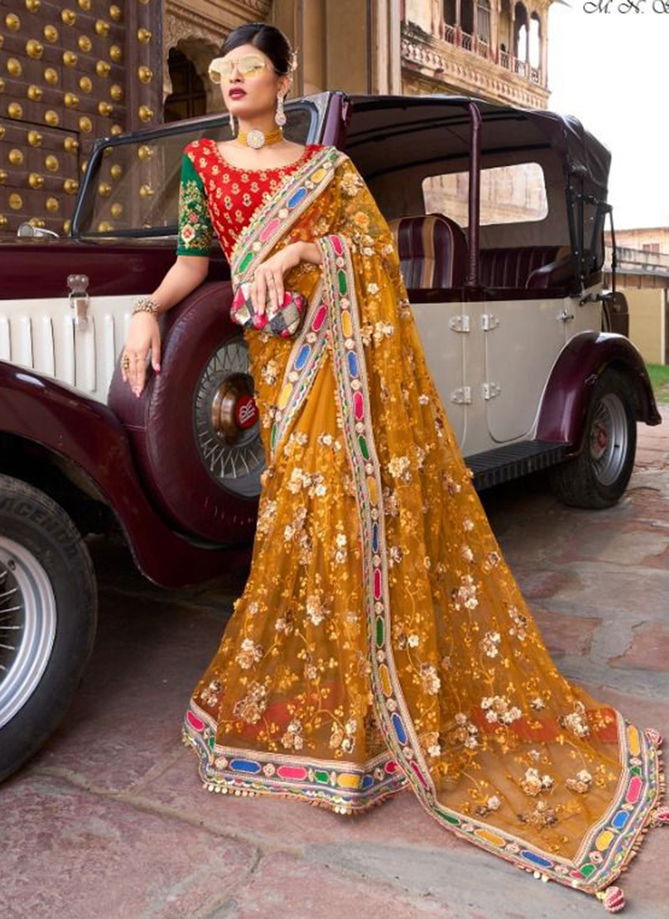 Swarovski Vol 5 Designer Wholesale Party Wear Sarees