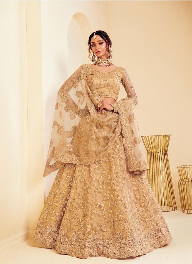 The White Bride By Alizeh Desginer Wedding Lehenga Choli Wholesale Shop In Surat