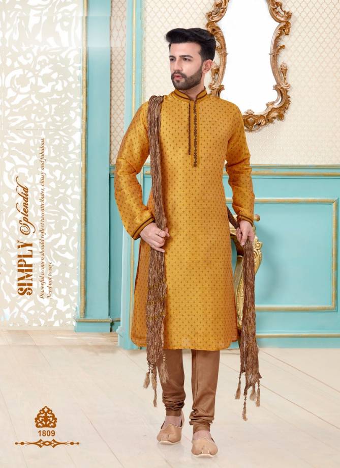 Eid Special Banarasi Silk and Santom Silk Design Dhoti style and Chudidar Style Kurta Collections