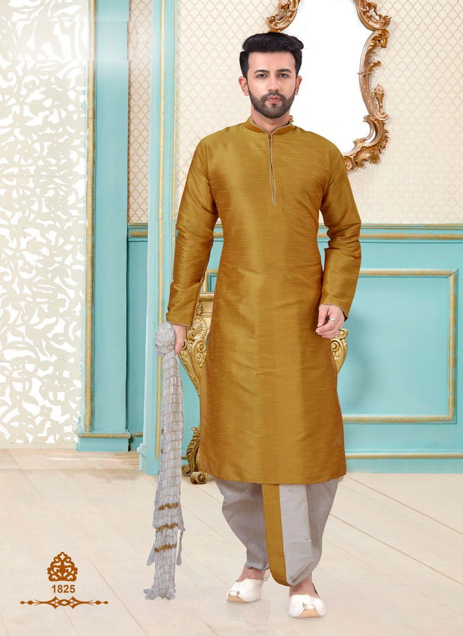 Eid Special Dupion Silk, Linen Cotton and Banarasi Silk Designer and Party Wear Dhoti style and Chdidar Style Kurta Collections