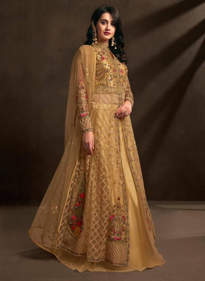 Floor Length Exclusive Designer Heavy Net Anarkali Suits Collection
