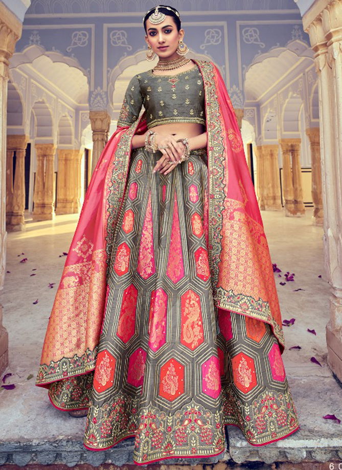 Gray Anaara By Tathastu Designer Lehenga Choli Catalog 6003