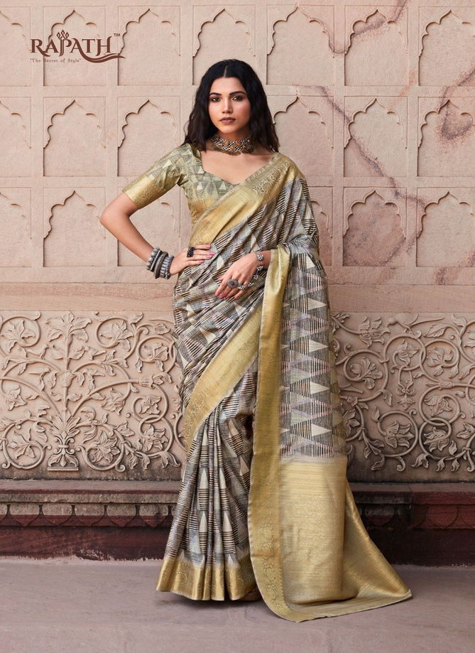 Anshika Silk By Rajpath Pure Handloom Designer Saree Catalog 