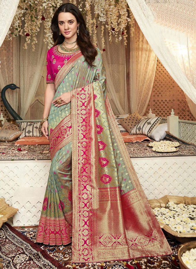 Vrindavan Vol 33 Function Wear Wholesale Silk Sarees