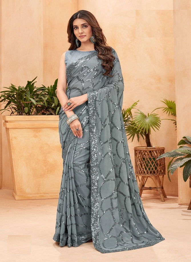 Aaradhna Vol 7 By Aayaa Party Wear Saree Catalog