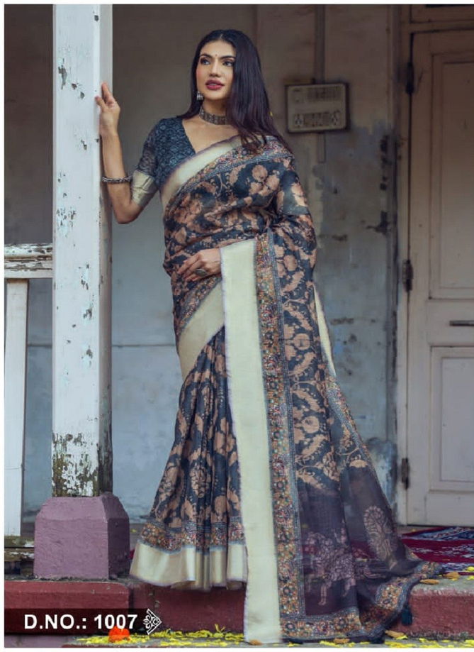 Blossom By Kira Printed Saree Catalog