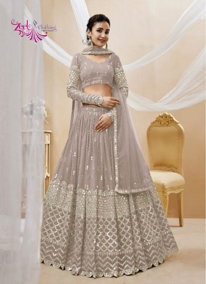 Gray Colour Expression Vol 1 By Zeel Party Wear Lehenga Choli Catalog 302