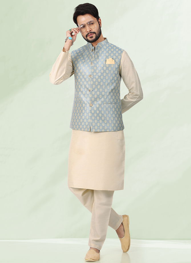 Function Wear Wholesale Modi Jacket Kurta Pajama Catalog