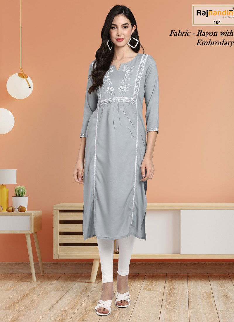 Gauri By Rajnandini Printed Kurti Catalog