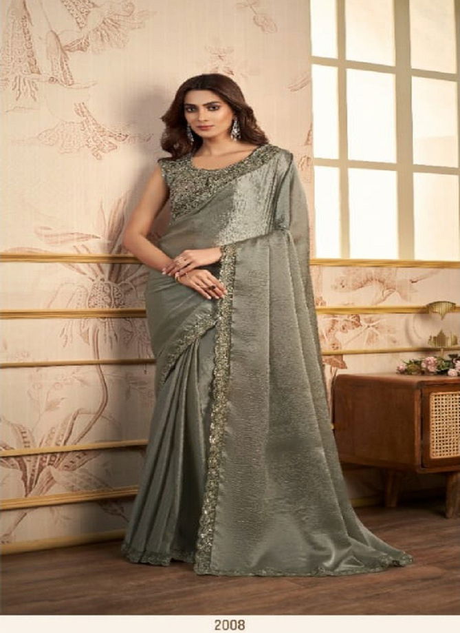 Kaina By Anmol Satin Organza Designer Saree Catalog