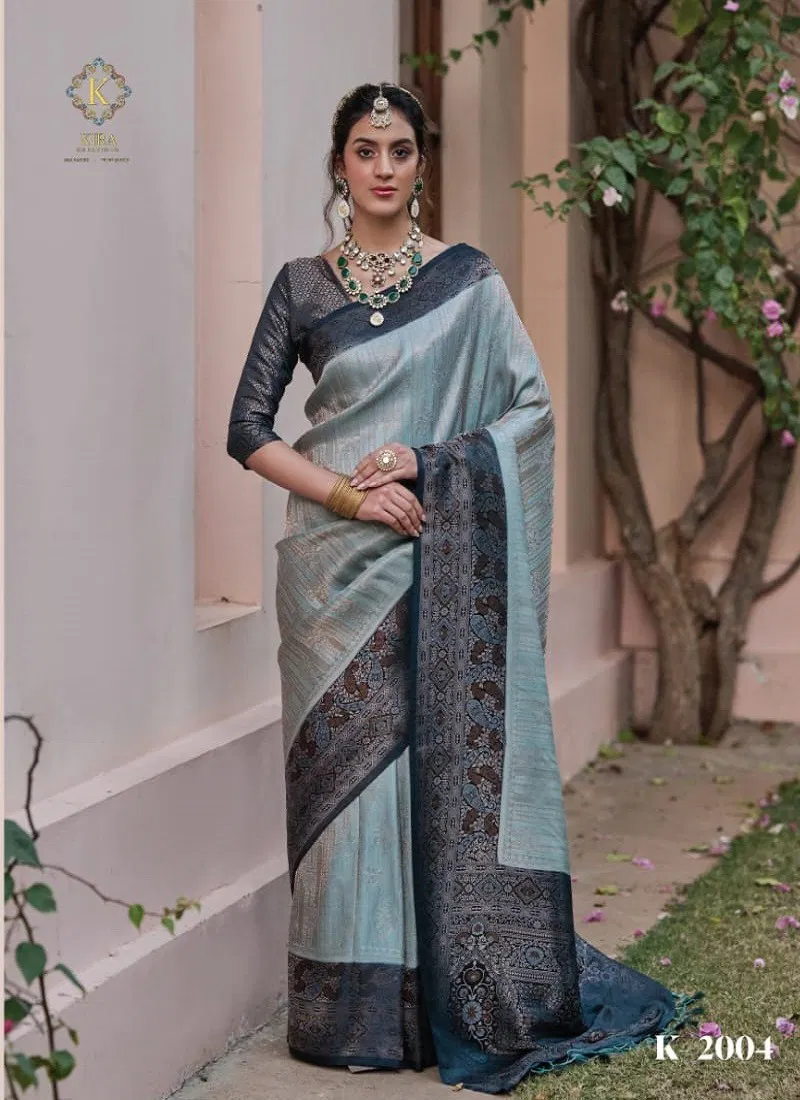 Kasha Vol 02 By Kira Heavy Satin Designer Wedding Sarees Wholesale Market In Surat