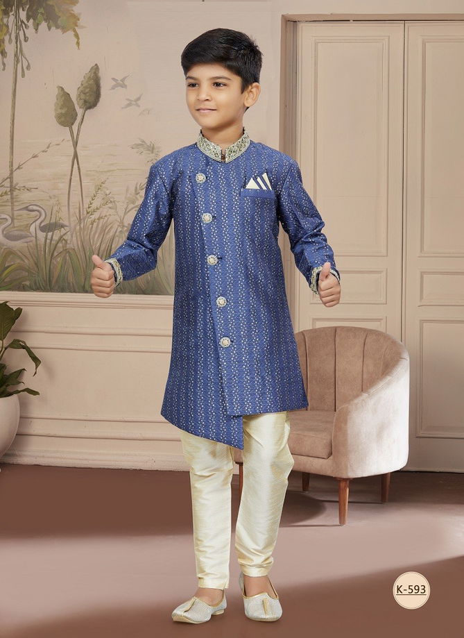 Kids Vol 4 Boys Wear Kurta Pajama And Indo Western Catalog