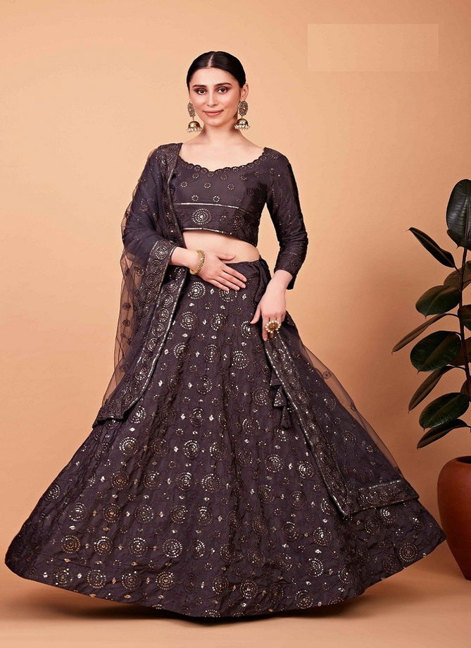 Gray Colour Nayra Vol 1 By Aawiya Designer Lehenga Choli Catalog 105