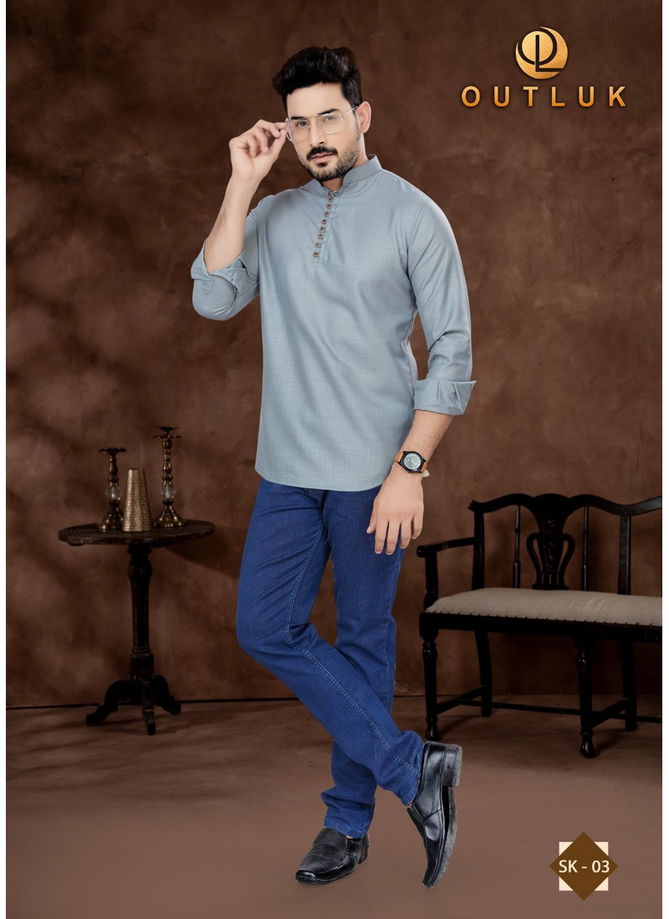 Outluk Short Kurta Vol 1 Mens Catalog