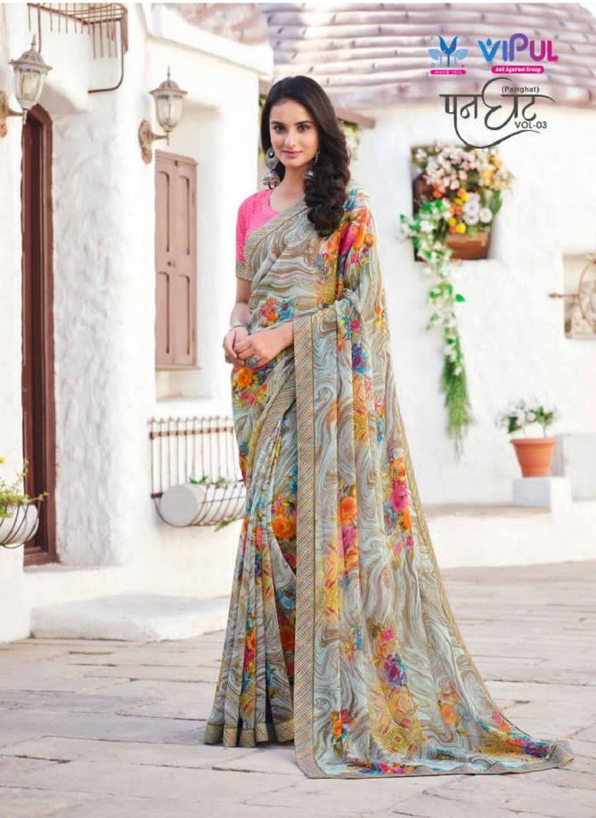 Panghat Vol 3 By Vipul Daily Wear Saree Catalog