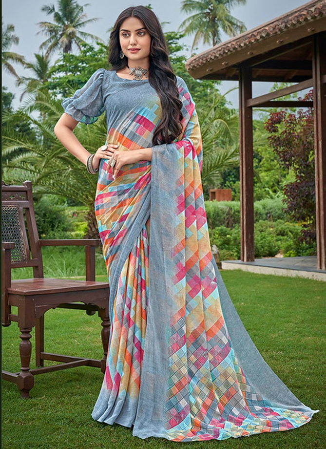 Star Chiffon 83 Edition Wholesale Chiffon Sarees Catalog