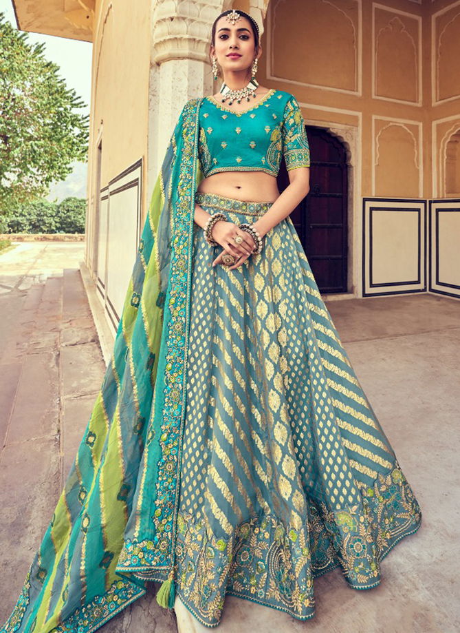 Green Anaara By Tathastu Designer Lehenga Choli Catalog 6111