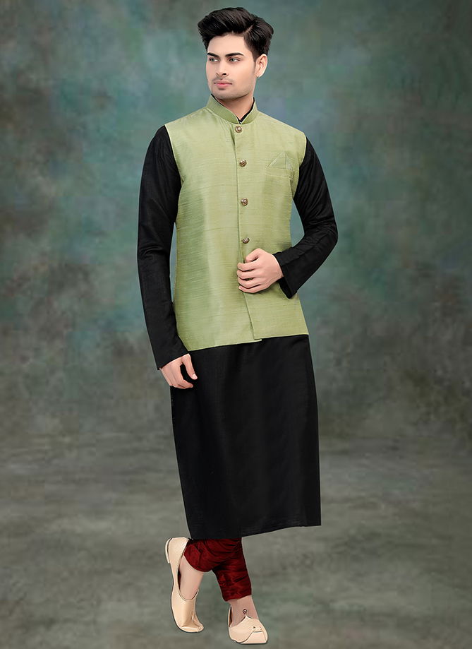 Green Padma Creation Function Wear Jacket Catalog J 2