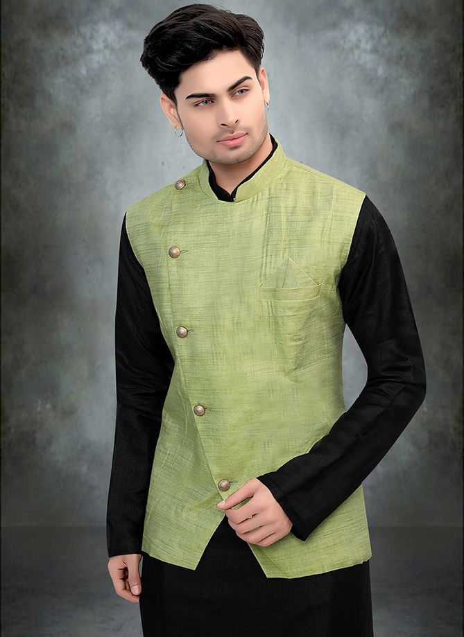 Light Green Colour Padma Creation Function Wear Jacket Catalog J 4