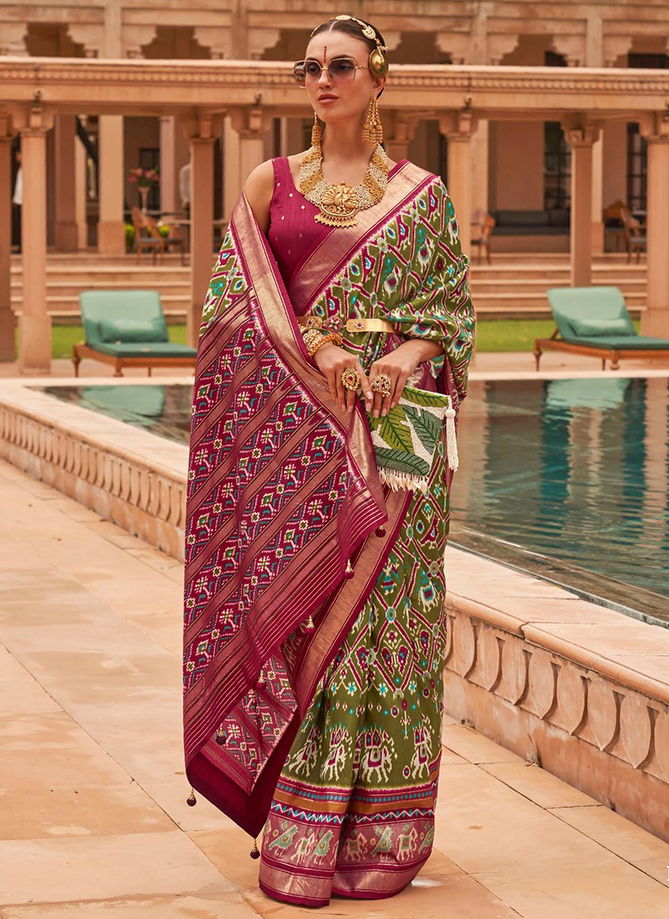 Shahi Patola Ethnic Wear Wholesale Silk Sarees Catalog