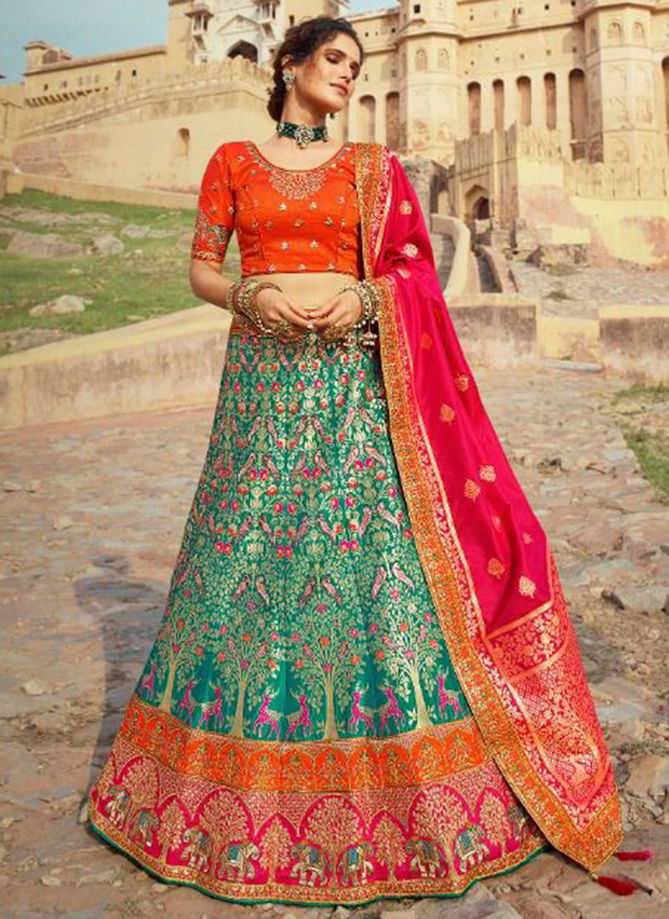 Aadhya Designer Wholesale Bridal Lehenga Choli