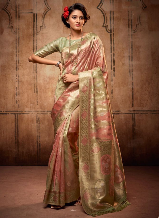 Attari Organza Fuction Wear Wholesale Silk Sarees