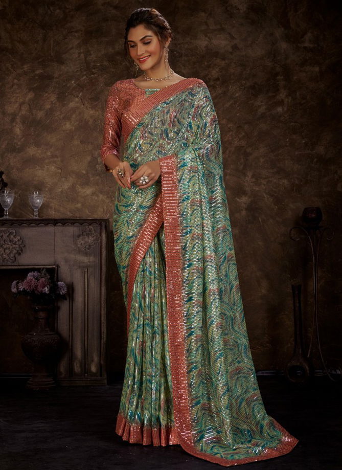 DPS Printed Wholesale Designer Sarees Catalog