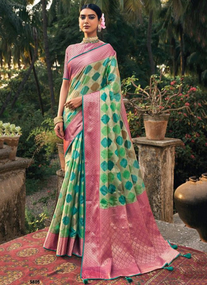 Rangrez Ethnic Wear Wholesale Silk Sarees Catalog