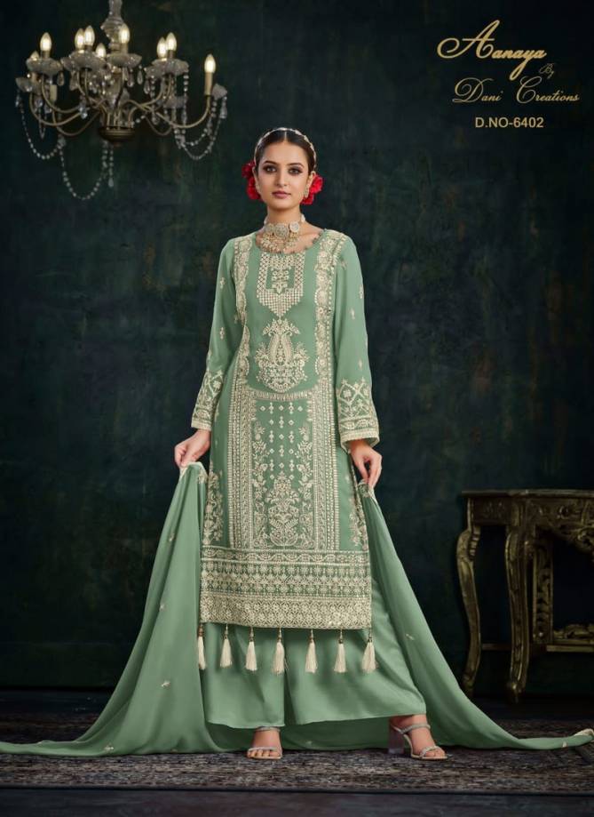 Green Colour Aanaya Vol 164 By Twisha Designer Salwar Suit Catalog 6402