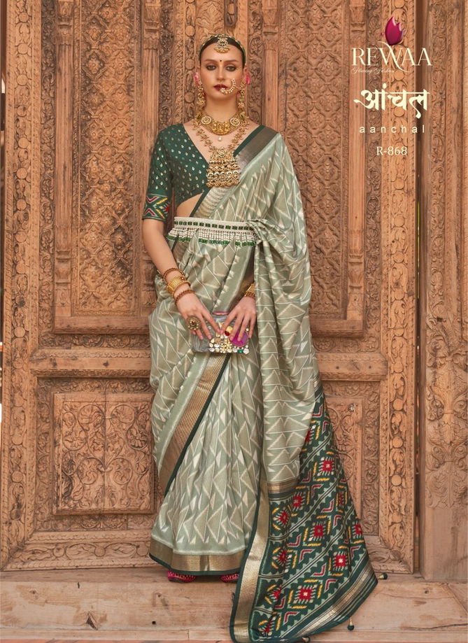 Aanchal By Rewaa Silk Sarees Catalog