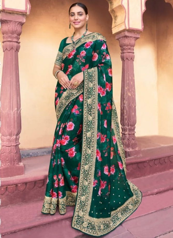 Alyssa Designer Wholesale Printed Saree Catalog