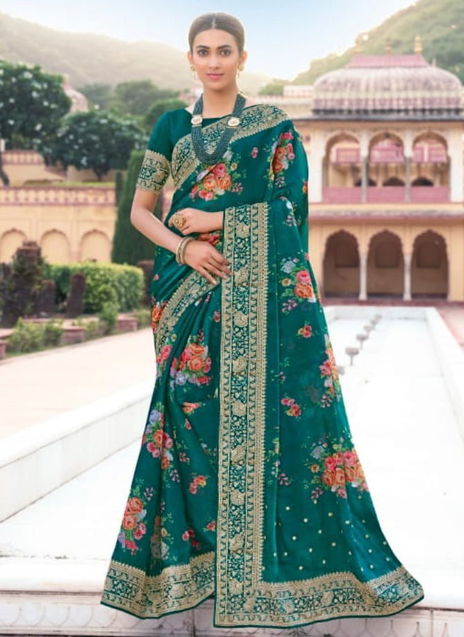 Alyssa Designer Wholesale Printed Saree Catalog