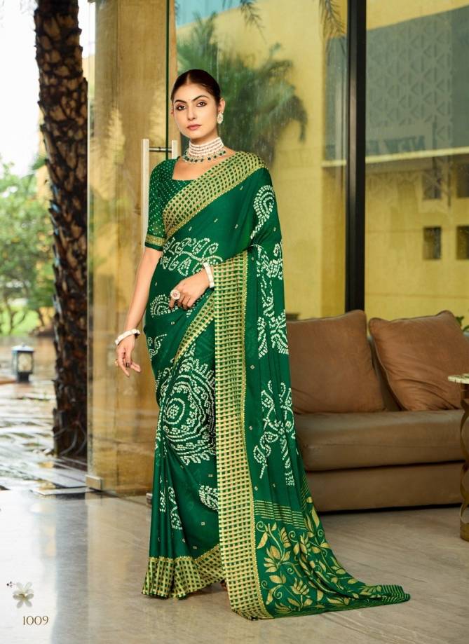 Ansha By Dhaga Bandhni Daily Wear Saree Orders In India 