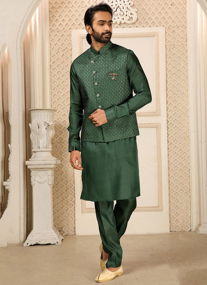 Ethnic Wear Exclusive Wholesale Kurta Pajama With Jacket Collection