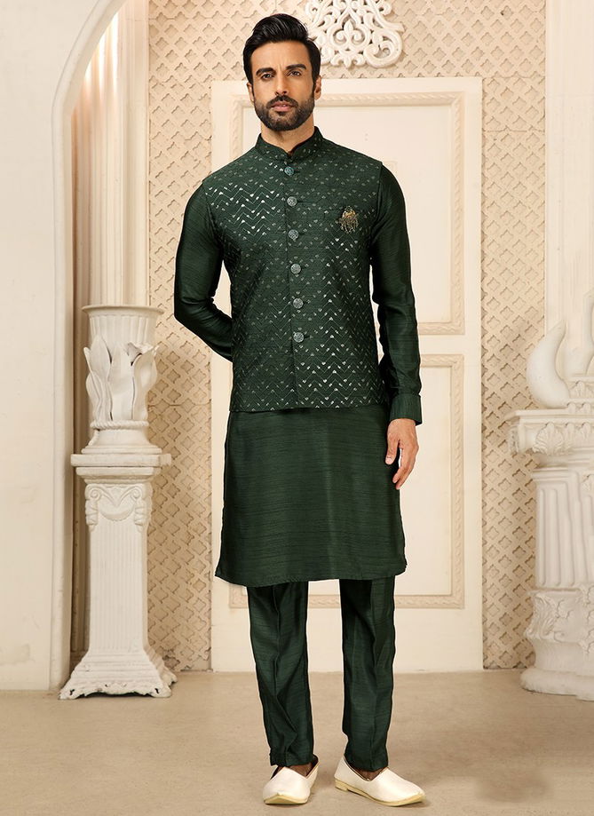 Festival Wear Wholesale Kurta Pajama With Jacket Collection