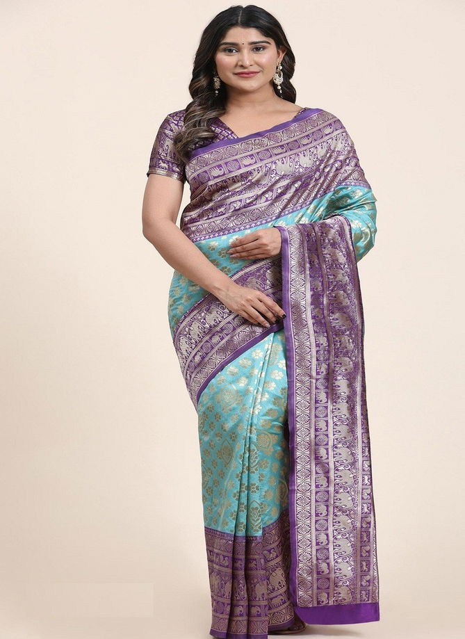 BK 8741 Vedika Banarasi Silk Saree Catalog