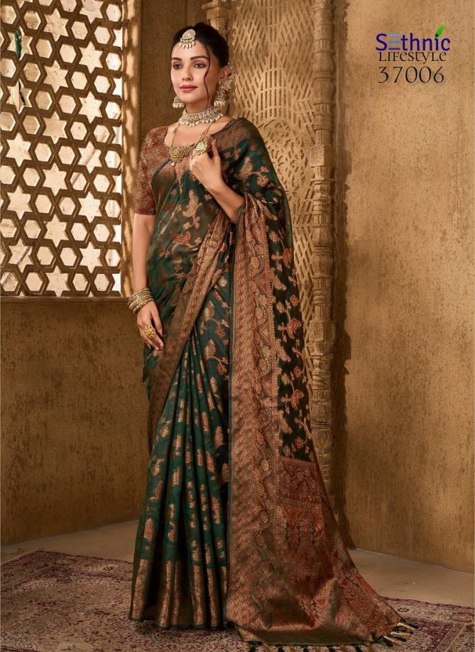 Evogue 2 By Sethnic Organza Wedding Wear Saree Orders In India