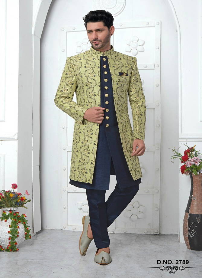 Function Wear Indo Western Mens Jacket Set Wholesale Shop In Surat