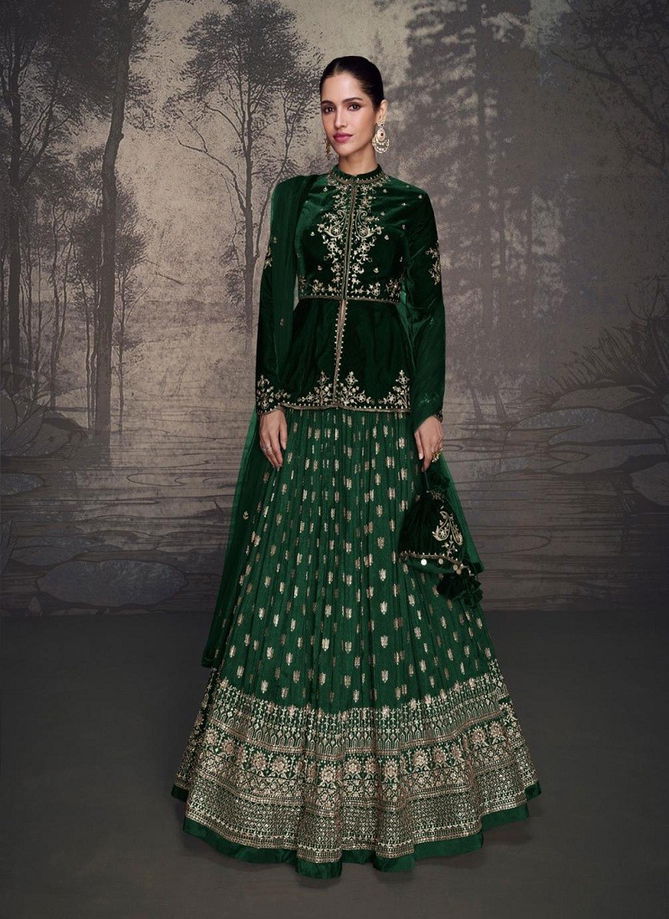 Glam By Sayuri Designer Indo Western Lehenga Suppliers In India