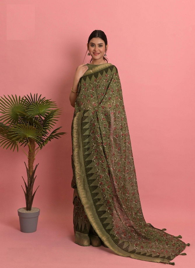 Golden Knots By Ashima Cotton Saree Catalog