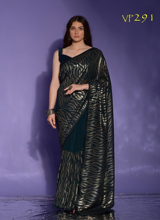 Jeet By Fashion Berry Georgette Saree Wholsalers In India