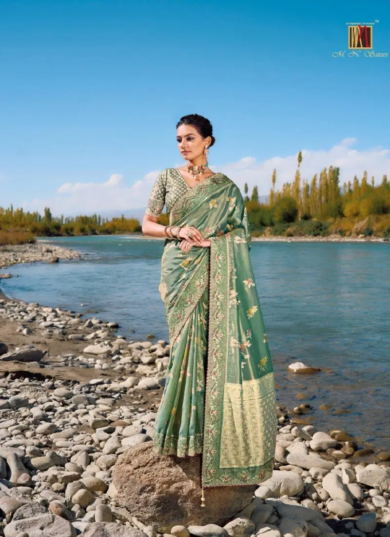 Kacchi Banarasi By Mn Banarasi Zari Heavy Designer Saree Catalog