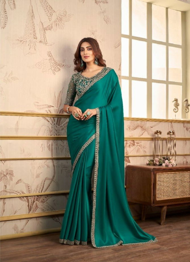 Kaina By Anmol Satin Organza Designer Saree Catalog