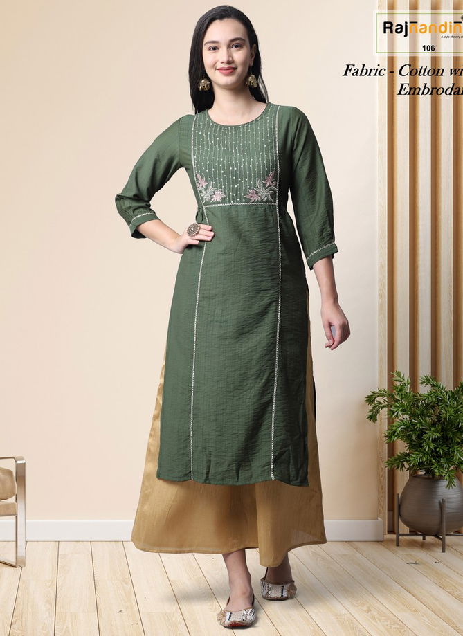 Kavya By Rajnandini Cotton Kurti Catalog