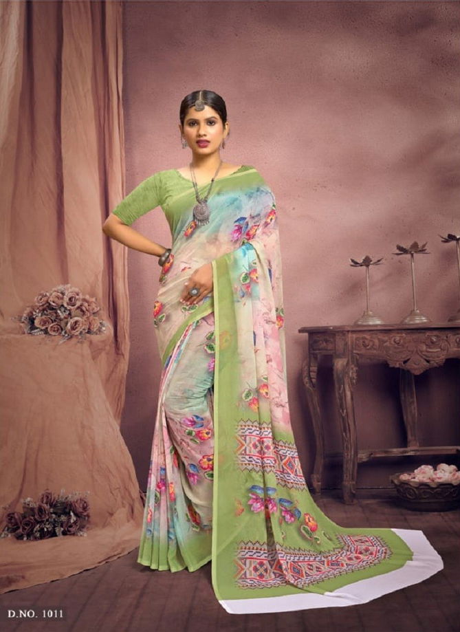 Lavanya By Mahamani Creation Printed New Exclusive Daily Wear Saree Suppliers In India